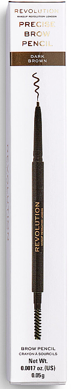 Kredka do brwi ze szczoteczką - Revolution Precise Brow Pencil — Zdjęcie N4