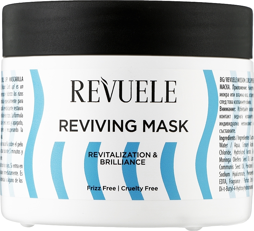 Rewitalizująca maska ​​do włosów - Revuele Mission: Curls Up! Reviving Mask