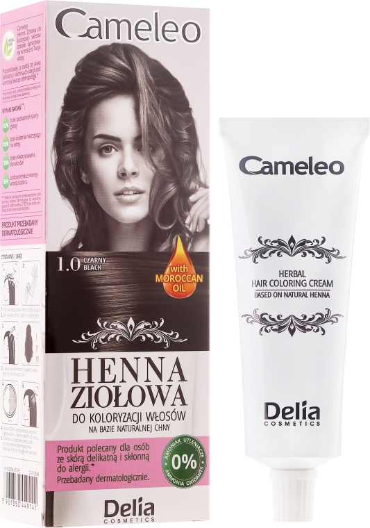 Henna ziołowa do koloryzacji włosów - Delia Cameleo — Zdjęcie N1