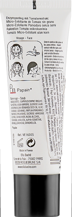 Płyn złuszczający do twarzy z enzymem z pomidora - Ella Bache Ella Perfect Makeup Removal Tomato Granule-free Micro-Exfoliant — Zdjęcie N2