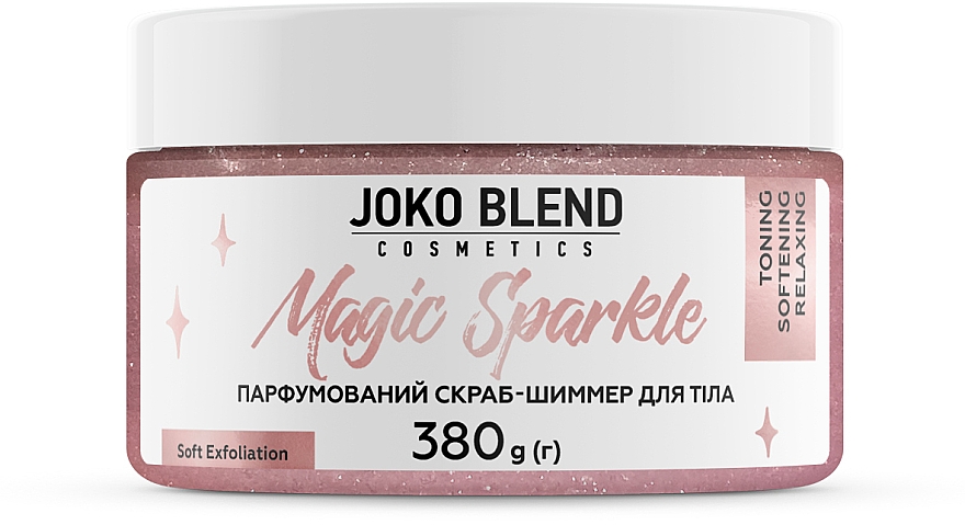 Perfumowany peeling do ciała nadający połysk - Joko Blend Magic Sparkle Body Shimmer Scrub — Zdjęcie N2