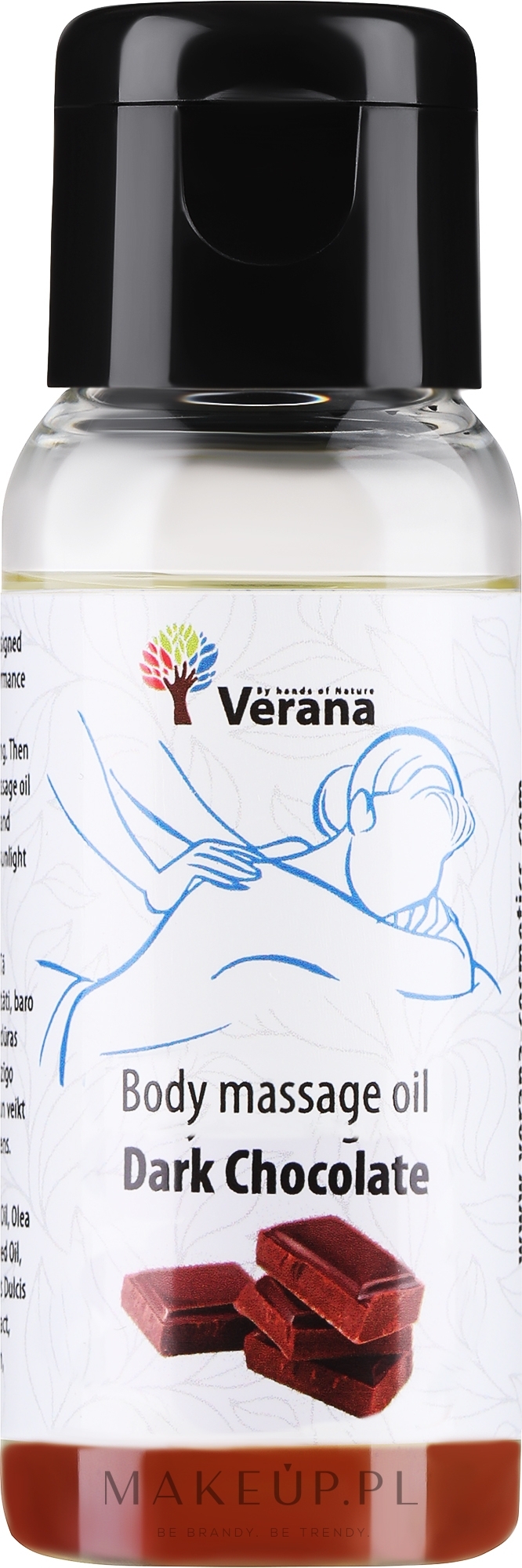 Olejek do masażu ciała Dark Chocolate - Verana Body Massage Oil  — Zdjęcie 30 ml