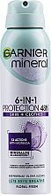 Kup Antyperspirant w sprayu 6 w 1 - Garnier Mineral Protection 6 Floral Fresh Anti-Perspirant