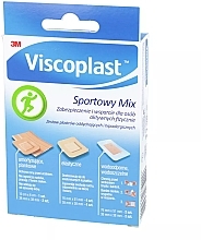 Zestaw plastrów, 3 rozmiary, 15 szt. - Viscoplast Sport Mix — Zdjęcie N2