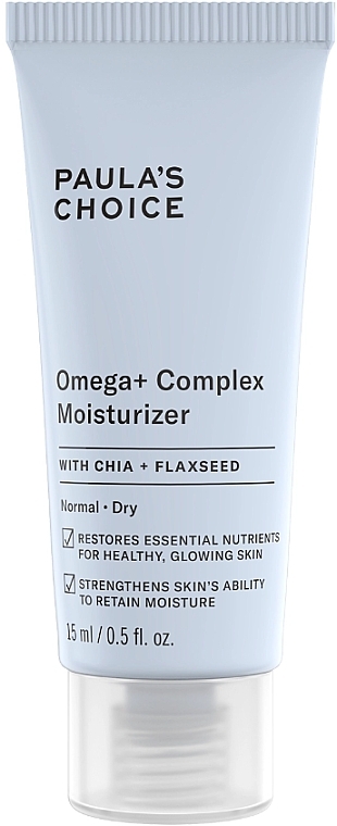 PRZECENA! Odżywczy krem do twarzy z kompleksem kwasowym - Paula's Choice Omega+ Complex Moisturizer Travel Size * — Zdjęcie N1