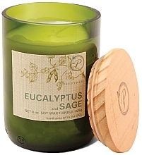 Kup Świeca zapachowa Eukaliptus i szałwia - Paddywax Eco Green Recycled Glass Candle Eucalyptus + Sage