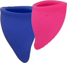 Zestaw kubeczków menstruacyjnych rozmiar A i B - Fun Factory Fun Cup Explore Kit — Zdjęcie N2