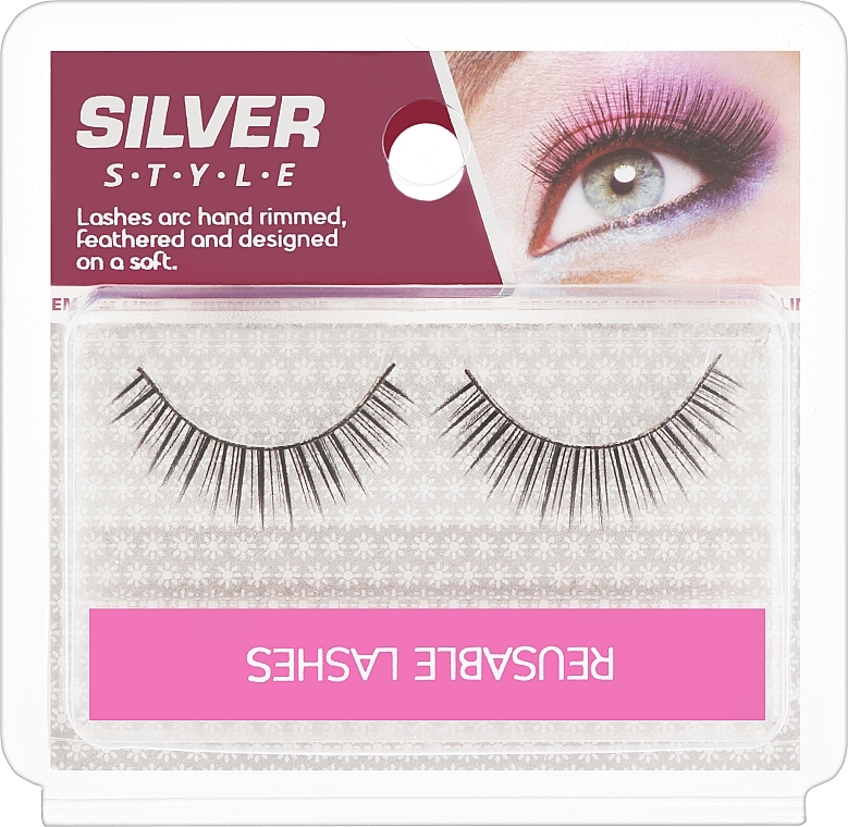 Sztuczne rzęsy, naturalne, FR 176 - Silver Style Eyelashes