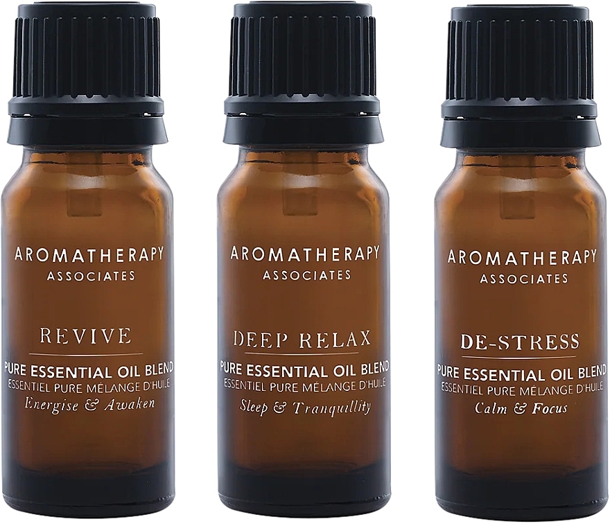 Zestaw - Aromatherapy Associates Essential Oil Blends Collection (oil/3x10ml) — Zdjęcie N2