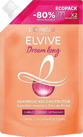Szampon do długich włosów - L'Oreal Paris Elseve Dream Long Shampoo (uzupełnienie) — Zdjęcie N1