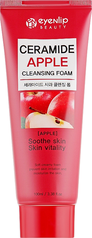 Pianka oczyszczająca z ceramidami i ekstraktem z jabłek - Eyenlip Ceramide Apple Cleansing Foam — Zdjęcie N2