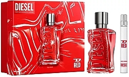 Diesel D Red - Zestaw  (edp/50ml + edp/10ml) — Zdjęcie N1