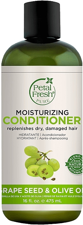 Odżywka do włosów z pestkami winogron i oliwą z oliwek - Petal Fresh Pure Grape Seed & Olive Oil Conditioner — Zdjęcie N1