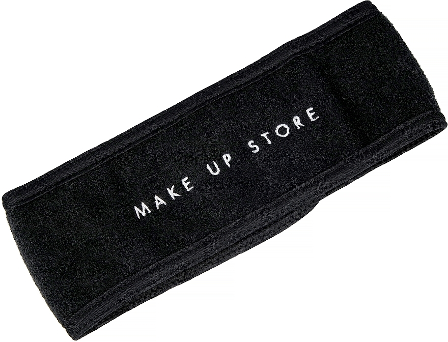 Opaska kosmetyczna, czarna - Make Up Store Make Up Band Black — Zdjęcie N1