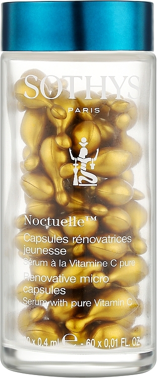 Koncentrat odnawiający w kapsułkach z witaminą C - Sothyys Noctuelle Renovative Micro Capsules Serum With Pure Vitamin C — Zdjęcie N1