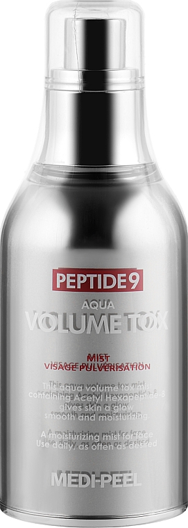 Nawilżająca mgiełka do twarzy z efektem liftingu - MEDIPEEL Peptide 9 Aqua Volume Tox Mist — Zdjęcie N1