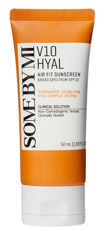 Krem przeciwsłoneczny do twarzy SPF 50 - Some by Mi V10 Hyal Air Fit Sunscreen SPF 50 — Zdjęcie N1