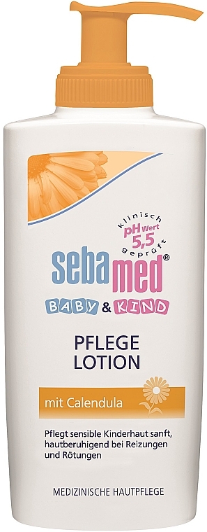Balsam dla niemowląt z nagietkiem - Sebamed Baby Calendula Lotion — Zdjęcie N1