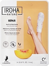 Kup Naprawcze skarpetki do stóp - Iroha Nature Repair Peach Socks Foot Mask