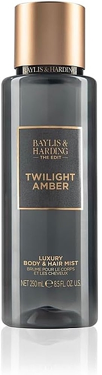 Spray do ciała i włosów - Baylis & Harding Twilight Amber Body & Hair Mist — Zdjęcie N1