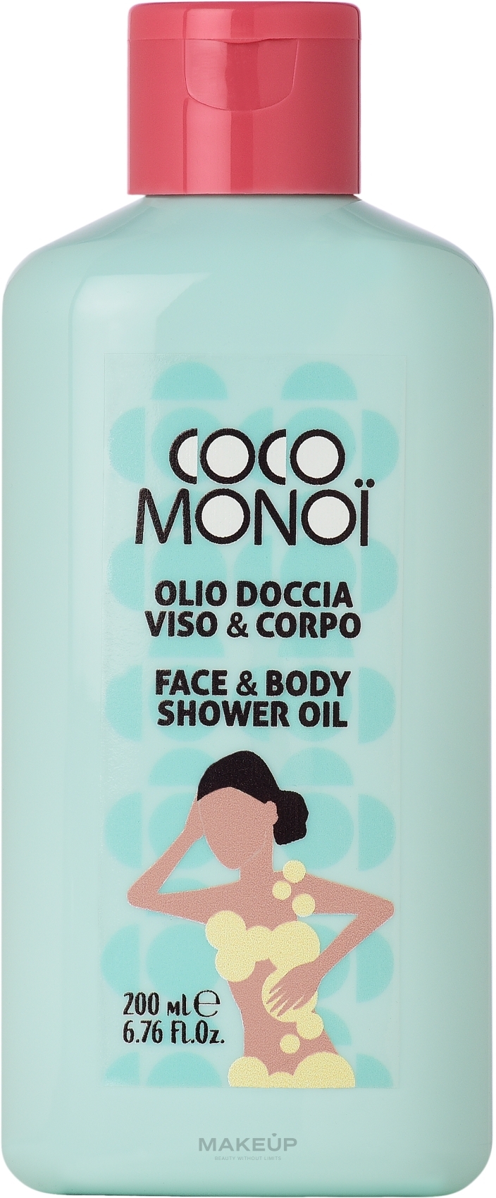 Olejek oczyszczający do twarzy i ciała - Coco Monoi Face & Body Shower Oil — Zdjęcie 200 ml