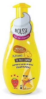 Mydło w płynie do rąk - The Fruit Company Hand Soap In Mousse Format Platano — Zdjęcie N1