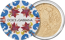 Sypki puder do twarzy - Dolce & Gabbana Solar Glow Translucent Loose Setting Powder — Zdjęcie N1