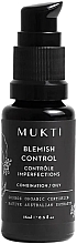 Serum do twarzy Blemish Control - Mukti Organics Blemish Control — Zdjęcie N1