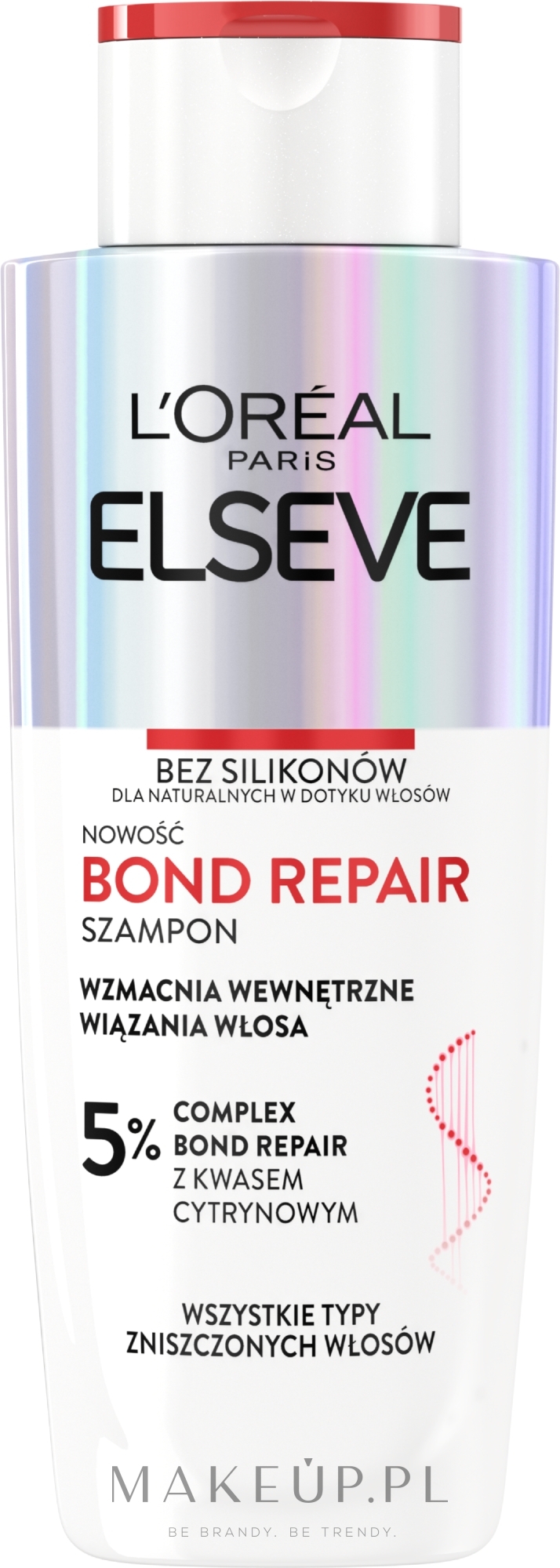 Rewitalizujący szampon do włosów - L'Oreal Paris Elseve Bond Repair Shampoo — Zdjęcie 200 ml