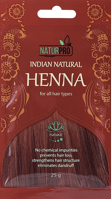 Naturalna indyjska henna do włosów - NaturPro
