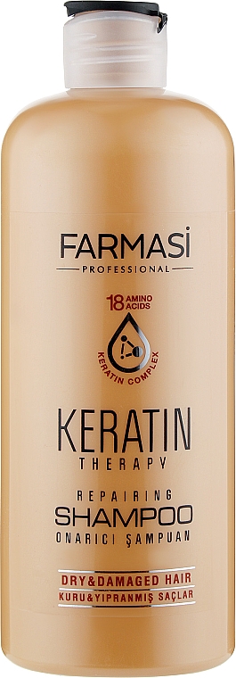 Szampon do włosów z keratyną - Farmasi Keratin Therapy Repairing Shampoo — Zdjęcie N1