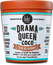 Kup Rewitalizujący odżywczy krem do włosów z kokosem - Lola Cosmetics Drama Queen Coconut Restoring Cream