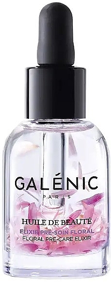 Kwiatowy eliksir do pielęgnacji skóry - Galenic Huile De Beaute Floral Pre-Care Elixir — Zdjęcie N1