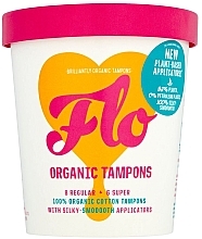 Kup Tampony z aplikatorem, 14 szt. - Flo Organic Tampons Regular + Super