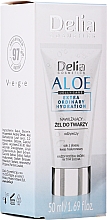 Nawilżający żel do twarzy z aloesem - Delia Aloe Jelly Care Extra Ordinary Hydration — Zdjęcie N2