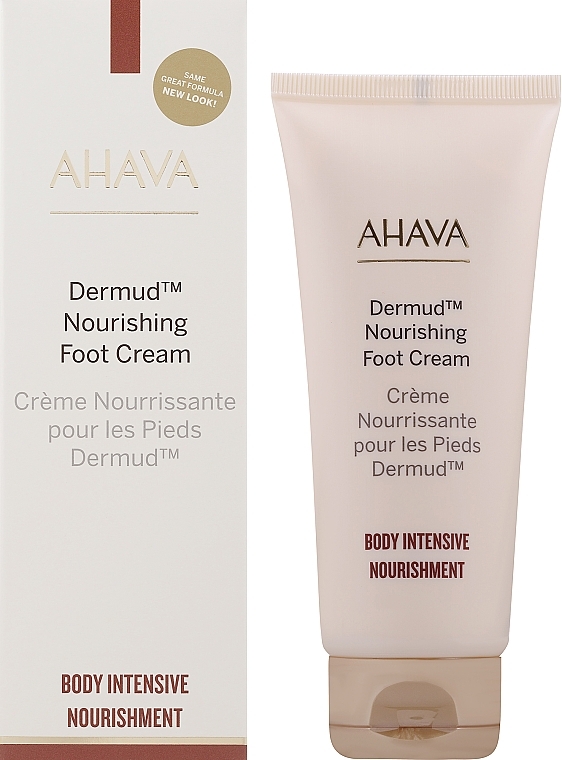 Intensywny krem do nóg do skóry suchej i wrażliwej - Ahava Leave-on Deadsea Mud Foot Cream Dry/Sensitive Skin Relief — Zdjęcie N2