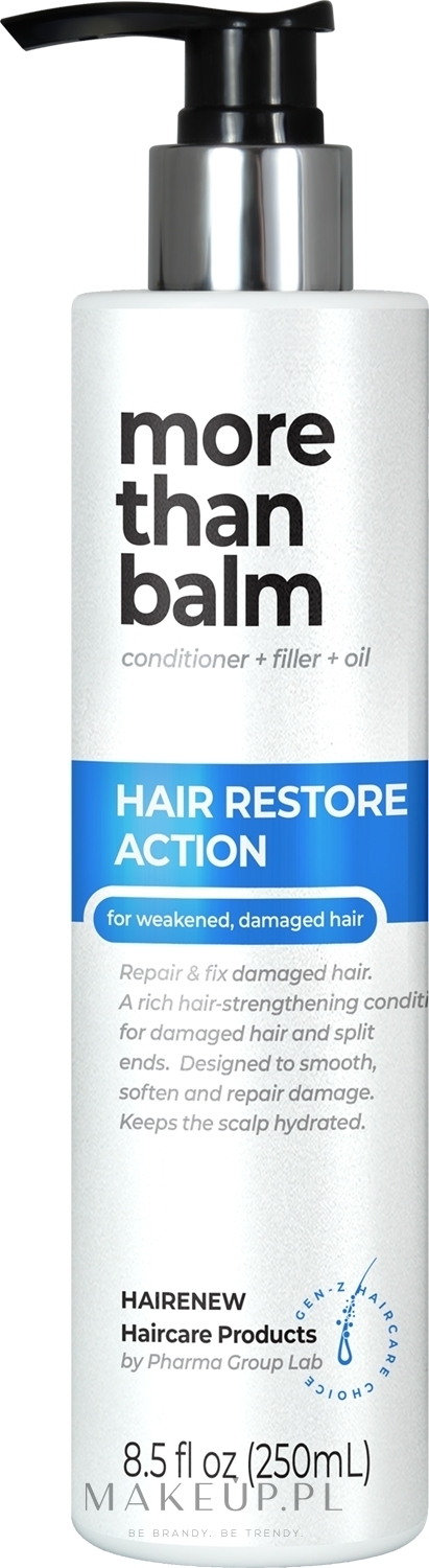 Balsam do włosów Ekspresowa naprawa - Hairenew Hair Restore Action Balm Hair — Zdjęcie 250 ml