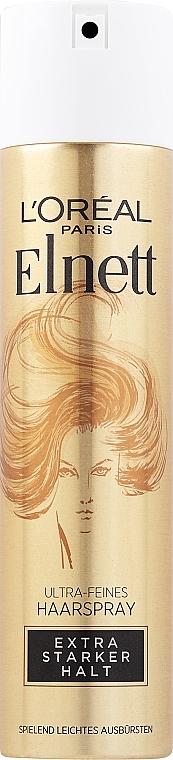 Lakier do włosów bardzo mocno utrwalający - L'Oreal Paris Elnett Hairspray Fixatif Extra Strong Hold — Zdjęcie N1
