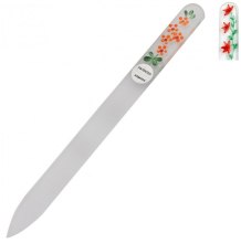 Kup Szklany pilnik do paznokci, czerwone kwiaty - Blazek Glass Nail File