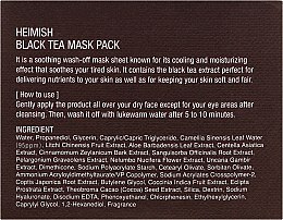 Kojąca maska do twarzy - Heimish Black Tea Mask Pack — Zdjęcie N3
