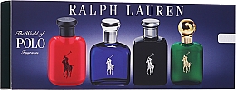 Kup Ralph Lauren The World Of Polo Fragrances Miniset - Zestaw (edt 4 x 15 ml)