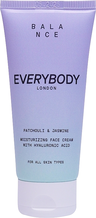 Nawilżający krem do twarzy Paczula i jaśmin - EveryBody Balance Moisturizing Face Cream Patchouli & Jasmin — Zdjęcie N1