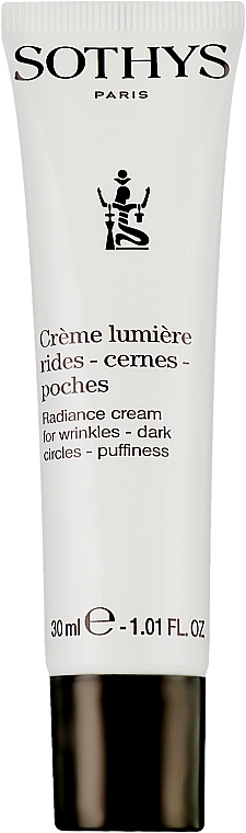 Krem pod oczy na zmarszczki, cienie i opuchliznę - Sothys Radiance Cream For Wrinkles Dark Circles Puffiness (tuba) — Zdjęcie N1