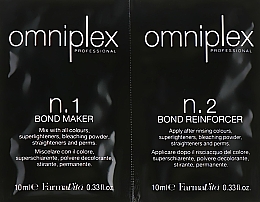 Kup Kompleks do odbudowy i ochrony włosów - FarmaVita Omniplex Professional n.1 Bond Maker & n.2 Bond Reinforcer (próbka)
