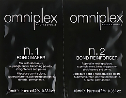 Kompleks do odbudowy i ochrony włosów - FarmaVita Omniplex Professional n.1 Bond Maker & n.2 Bond Reinforcer (próbka) — Zdjęcie N1