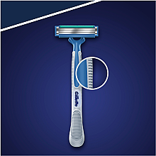 Zestaw jednorazowych maszynek do golenia, 8 szt. - Gillette Blue 3 Simple — Zdjęcie N4