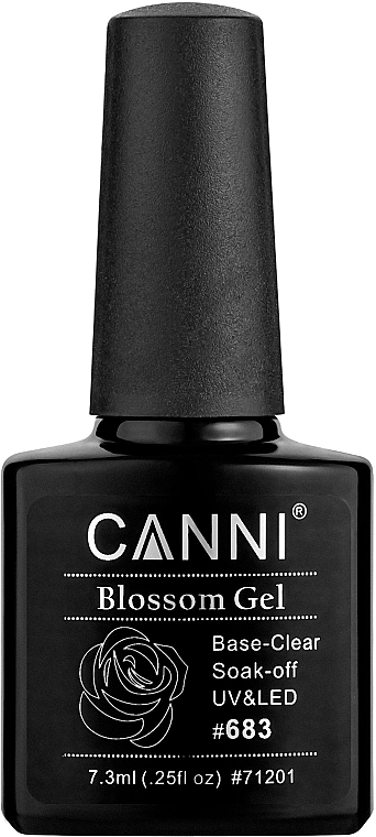 Baza pod lakier hybrydowy akwarelowy - Canni Nail Blossom Gel — Zdjęcie N1