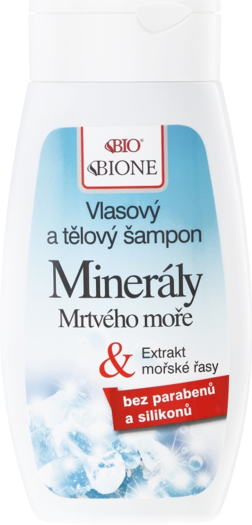 Mineralny szampon do mycia ciała i włosów - Bione Cosmetics Dead Sea Minerals Hair And Body Shampoo