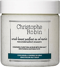 Kup Oczyszczający peeling do skóry głowy z solą morską - Christophe Robin Cleansing Purifying Scrub With Sea Salt