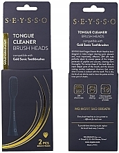 Skrobaczki do języka, 2 szt. - Seysso Gold Tongue Cleaner — Zdjęcie N2